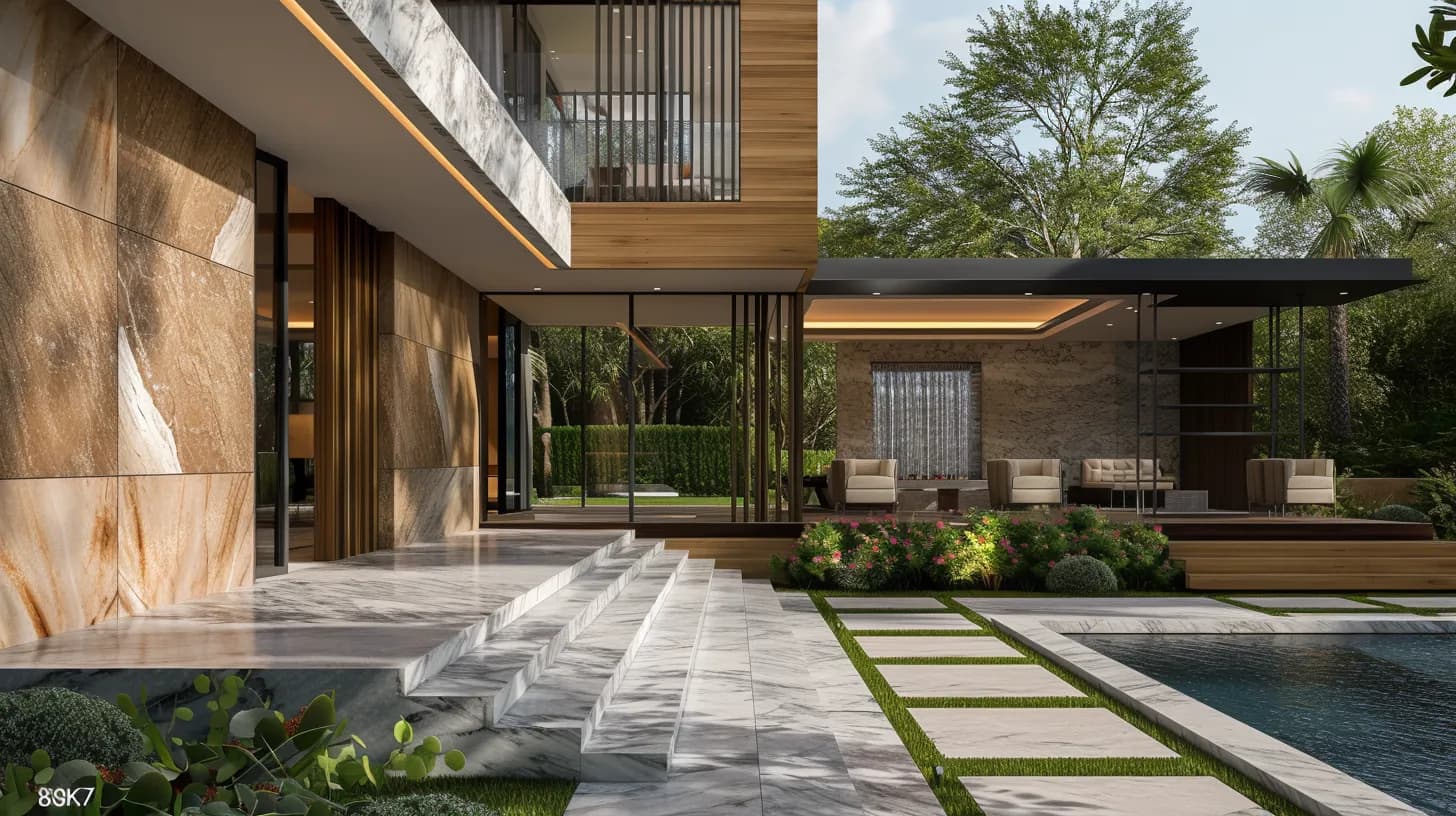 تصميم الواجهات الخارجية واللاندسكيب